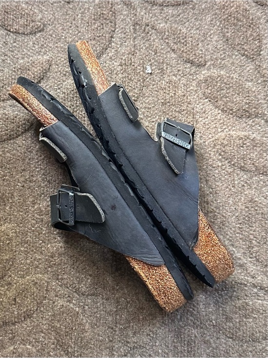 Men’s Birkenstock Arizona Oiled Black Leather Size 44 (11) main image 7